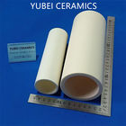 Insulating Ivory 99% Alumina Ceramic Tubes For Electronic Components 2400MPa