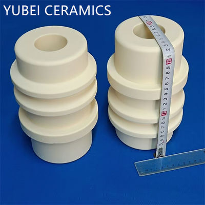 Alumina Ceramische Al2O3 van de Draadbuis 99% Alumina Buis 1600℃ het werk temperatuur